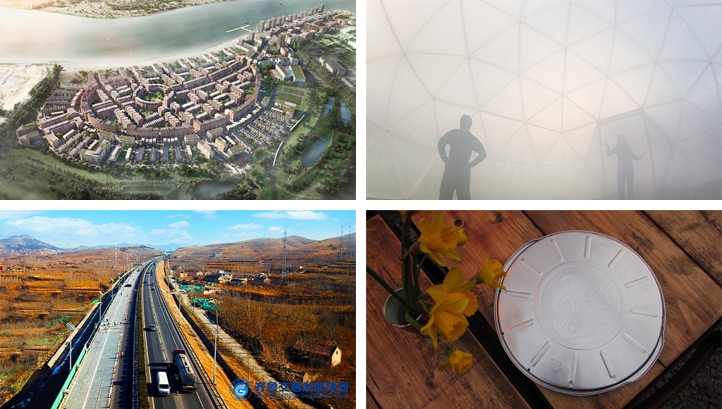 Featured innovations include reusable pizza boxes and underground, automated bin systems